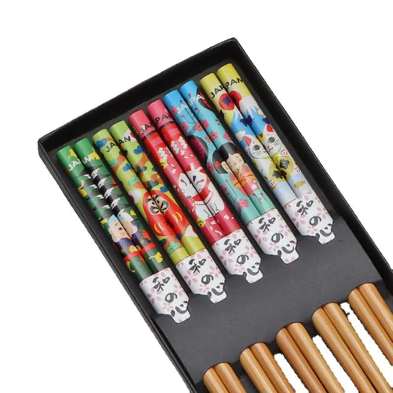 Classic Japanese Chopstick 5 Pairs