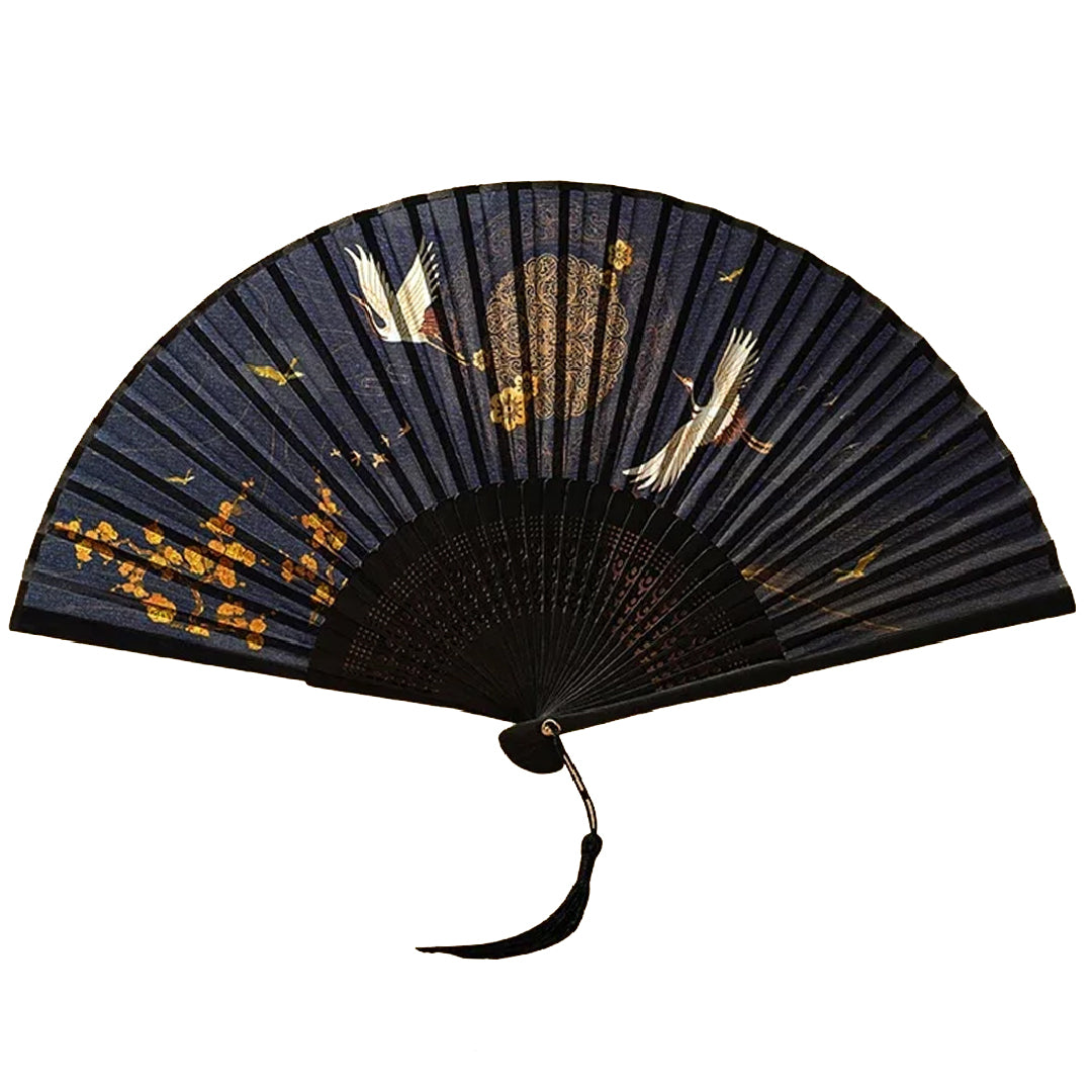 BlackandGoldhandfan